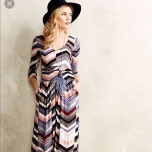 EUC Mauve dress Anthropologie